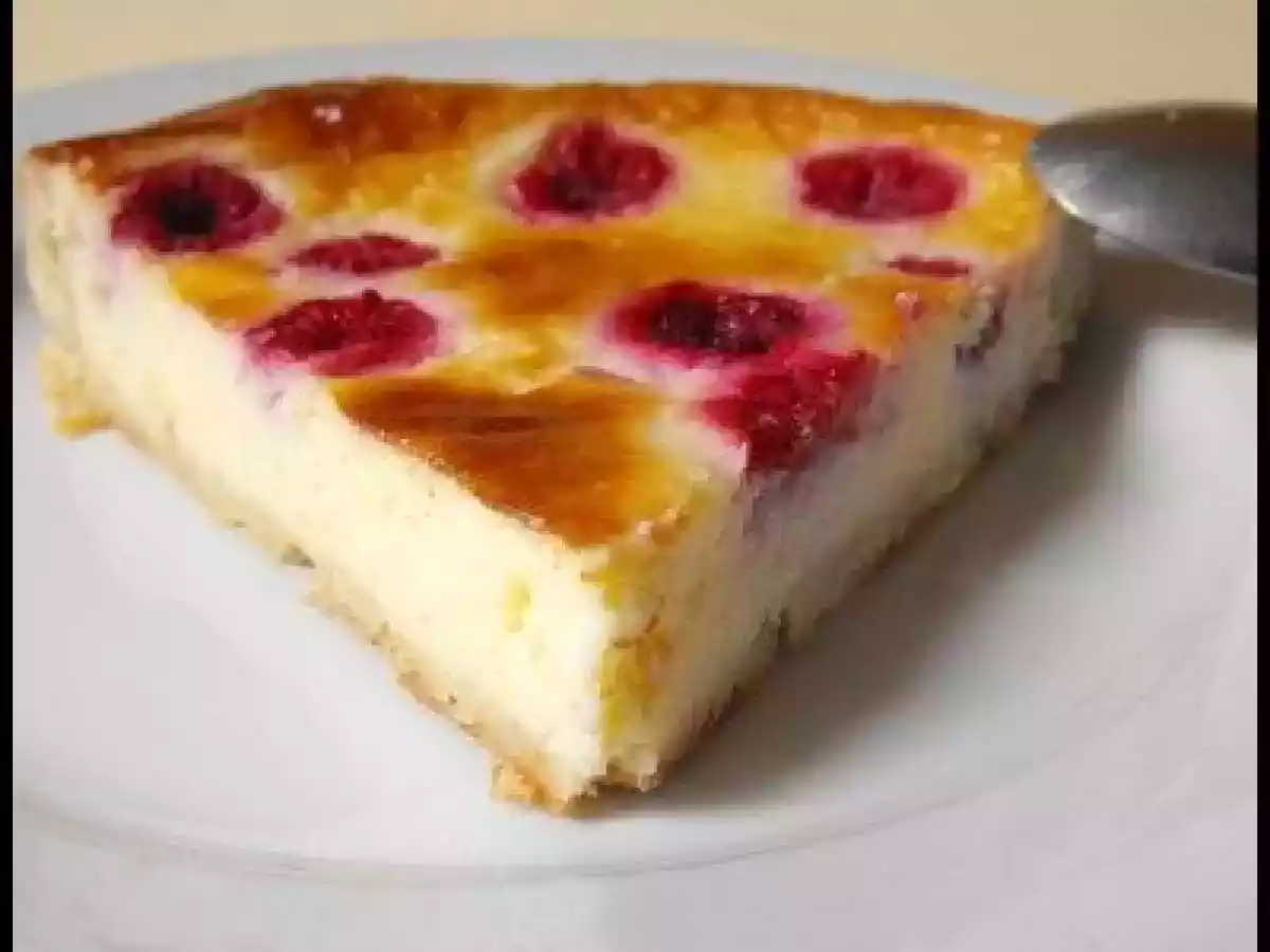 Tarte sablée vanillée mascarpone & framboises du jardin