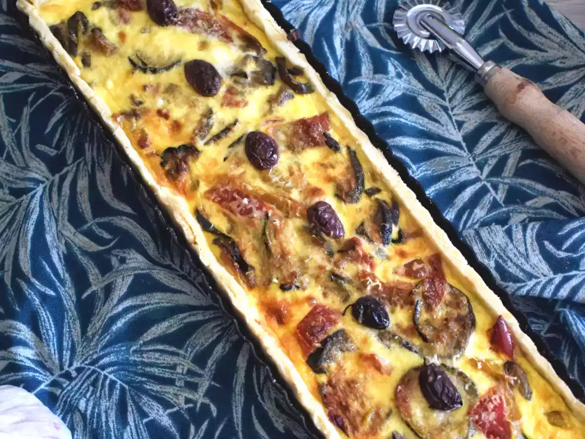 Tarte salée à la ratatouille