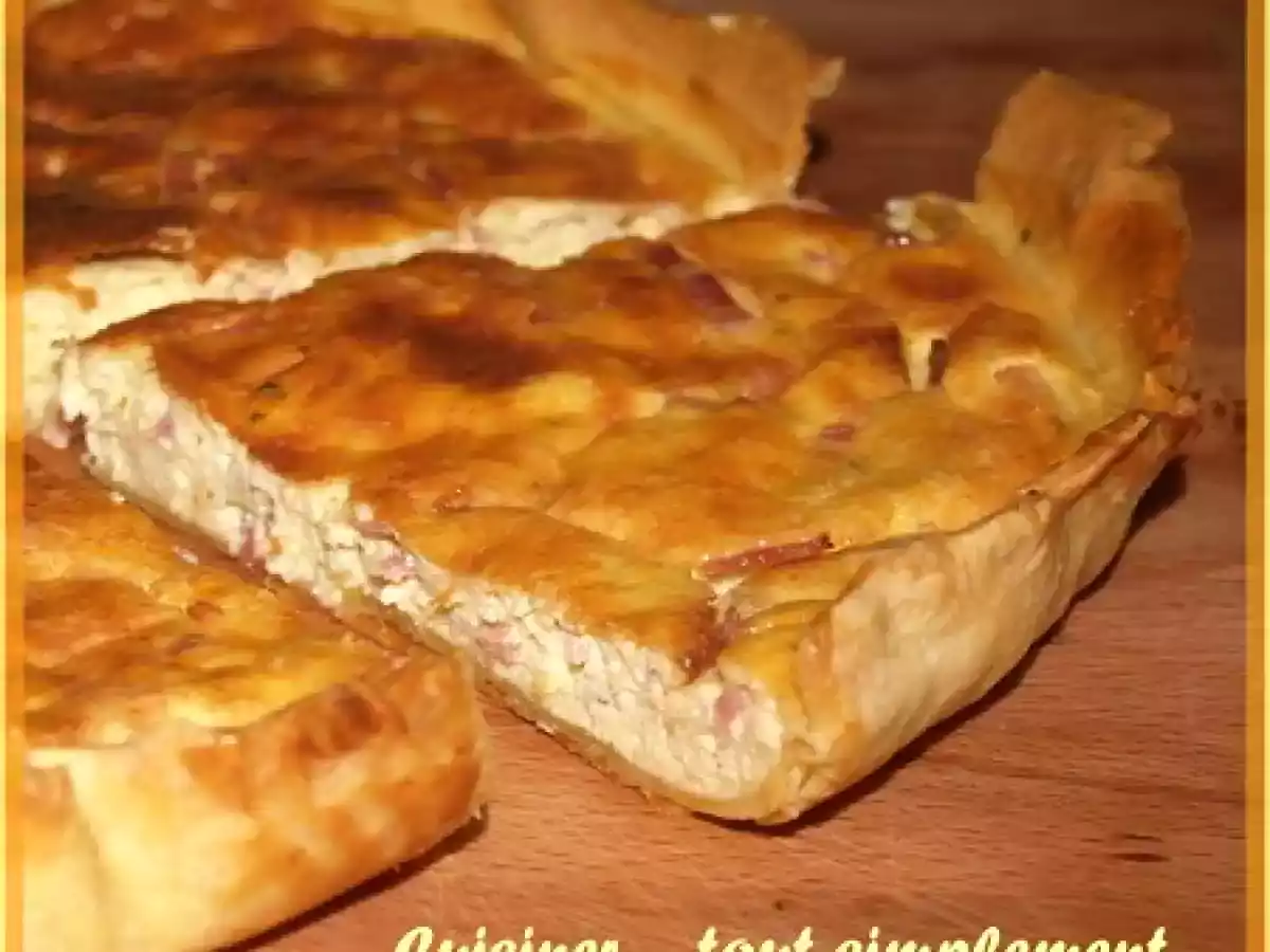 Tarte Salée pour les enfants ... Boursin - Jambon - photo 2