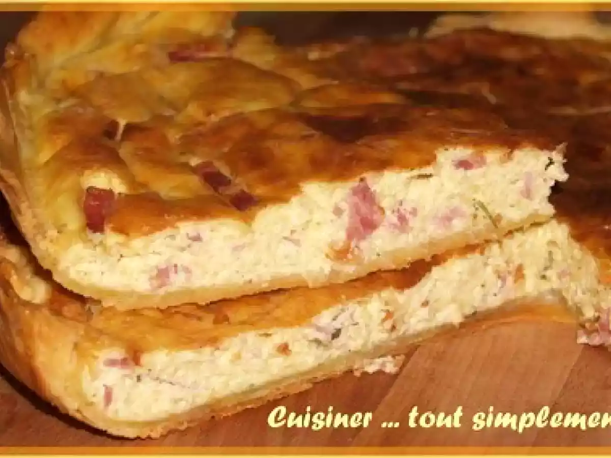 Tarte Salée pour les enfants ... Boursin - Jambon - photo 3