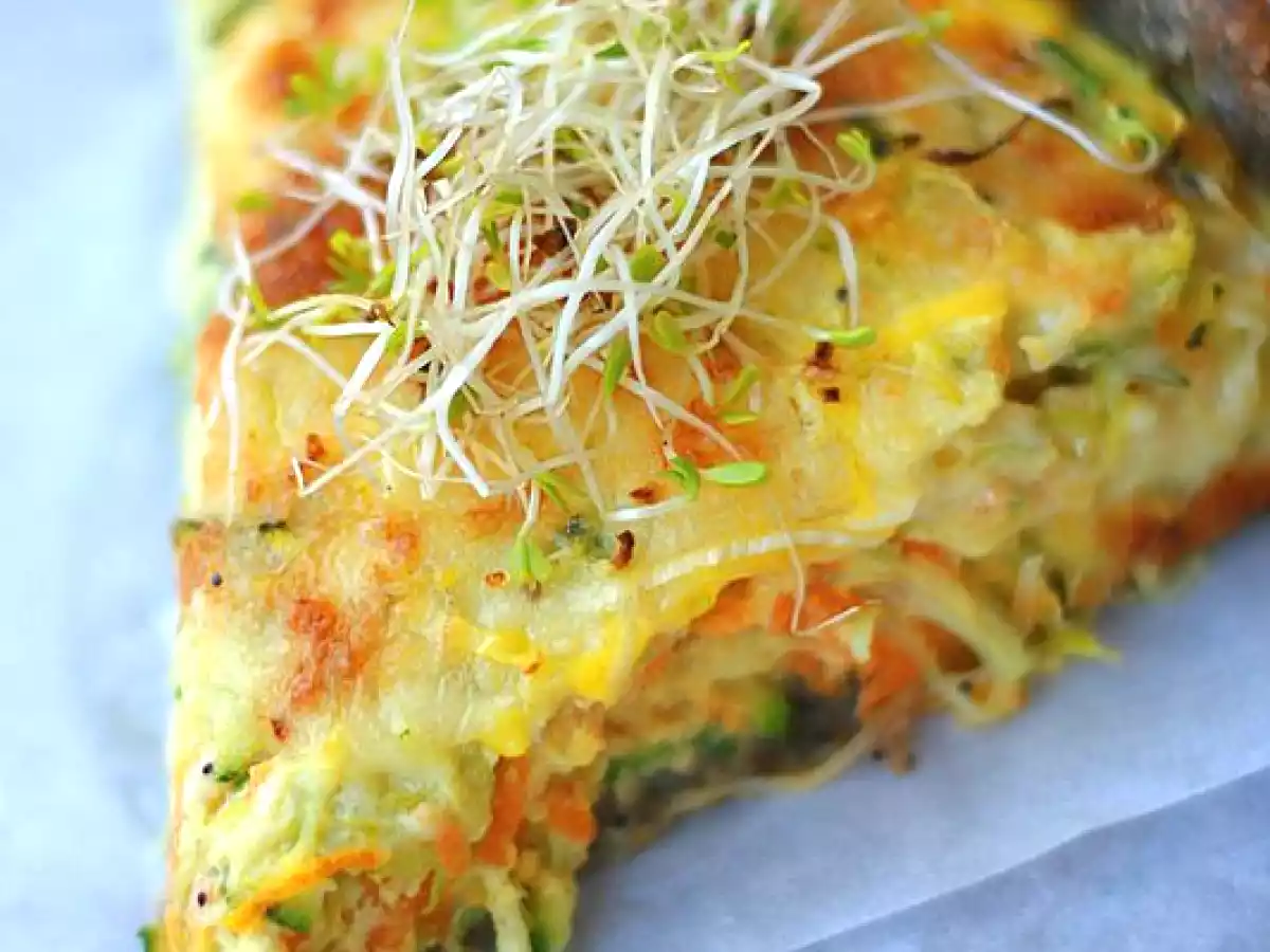 Tarte sans gluten au pavot et légumes selon Laurence Salomon... Enfin presque