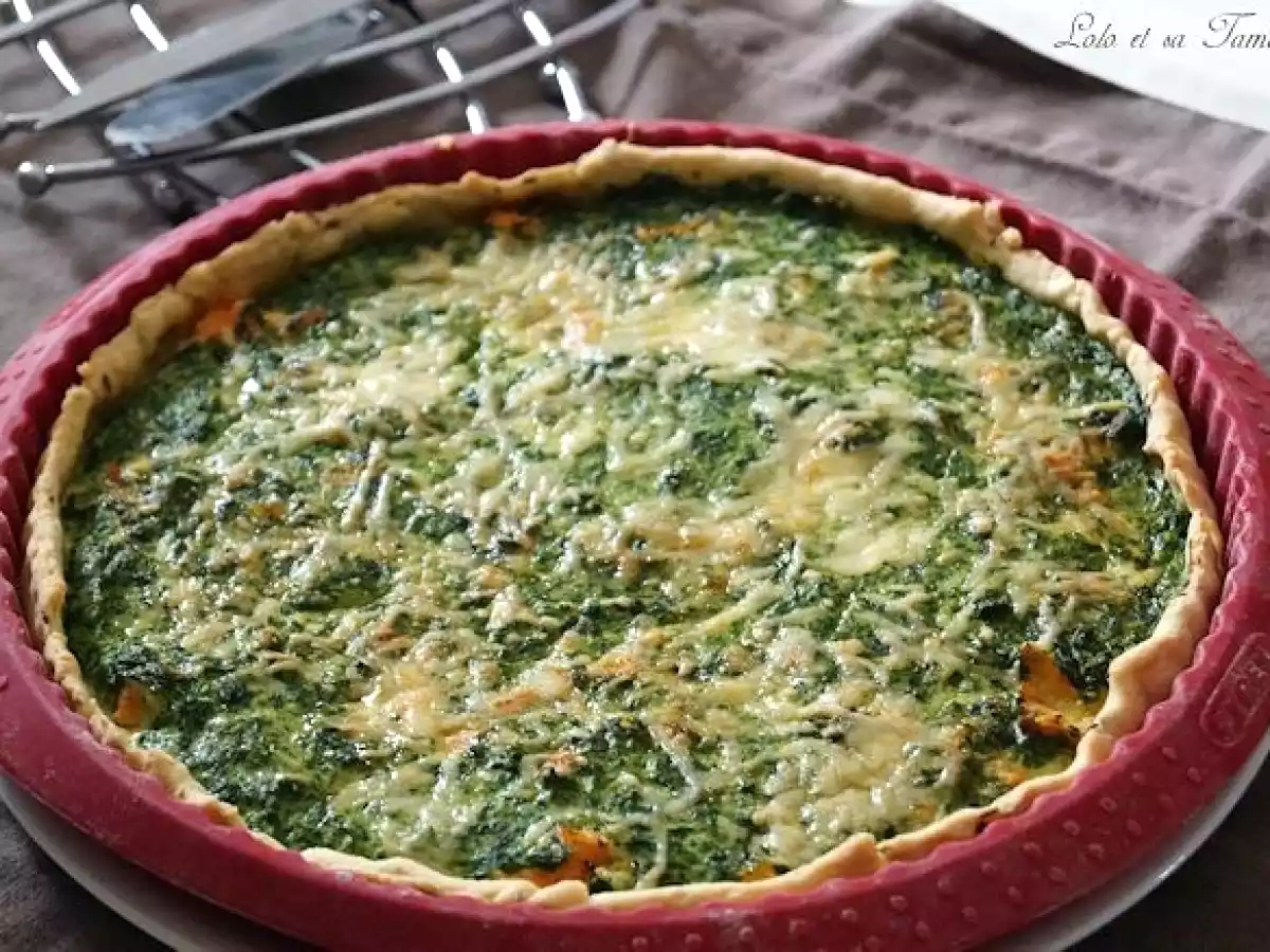Tarte saumon & épinards