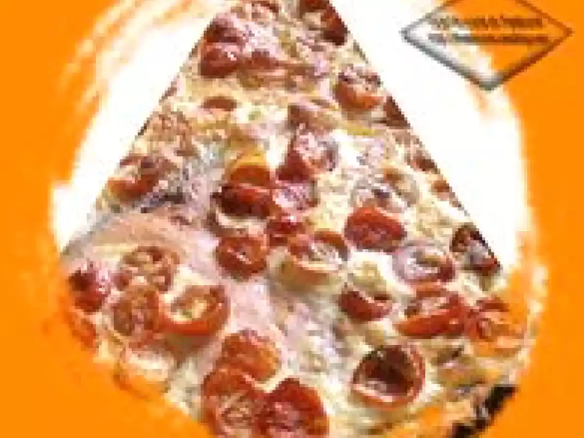 Tarte saumon fumé tomates cerises