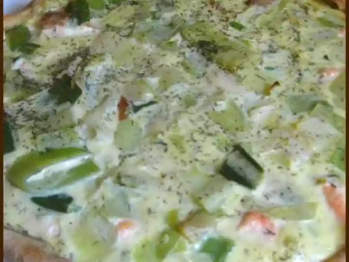 Tarte saumon poireaux légère !