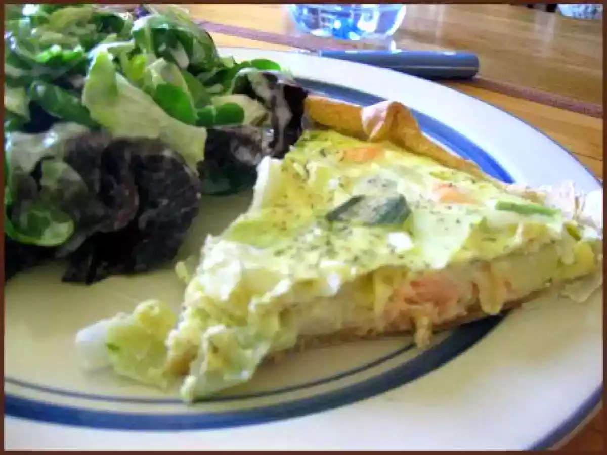 Tarte saumon poireaux légère ! - photo 2