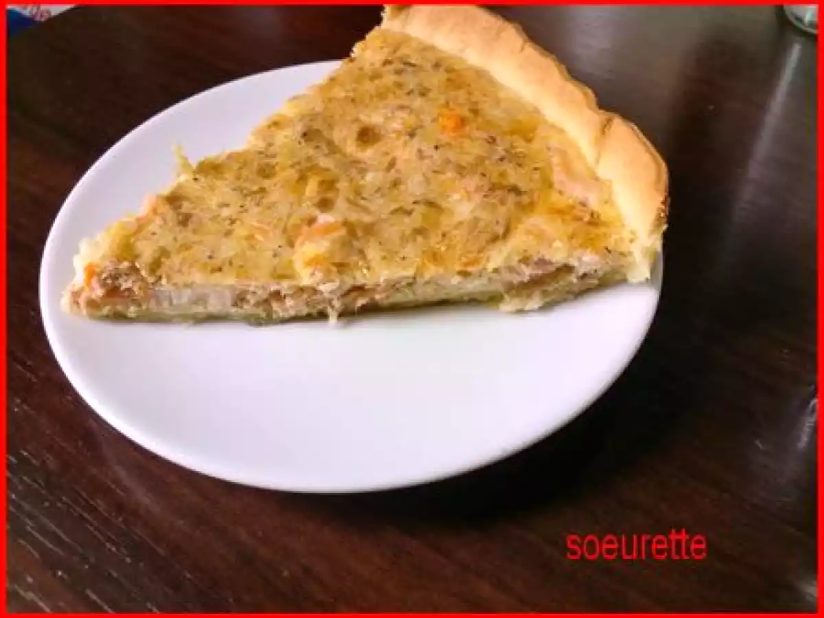 Tarte saumon/thon/surimi