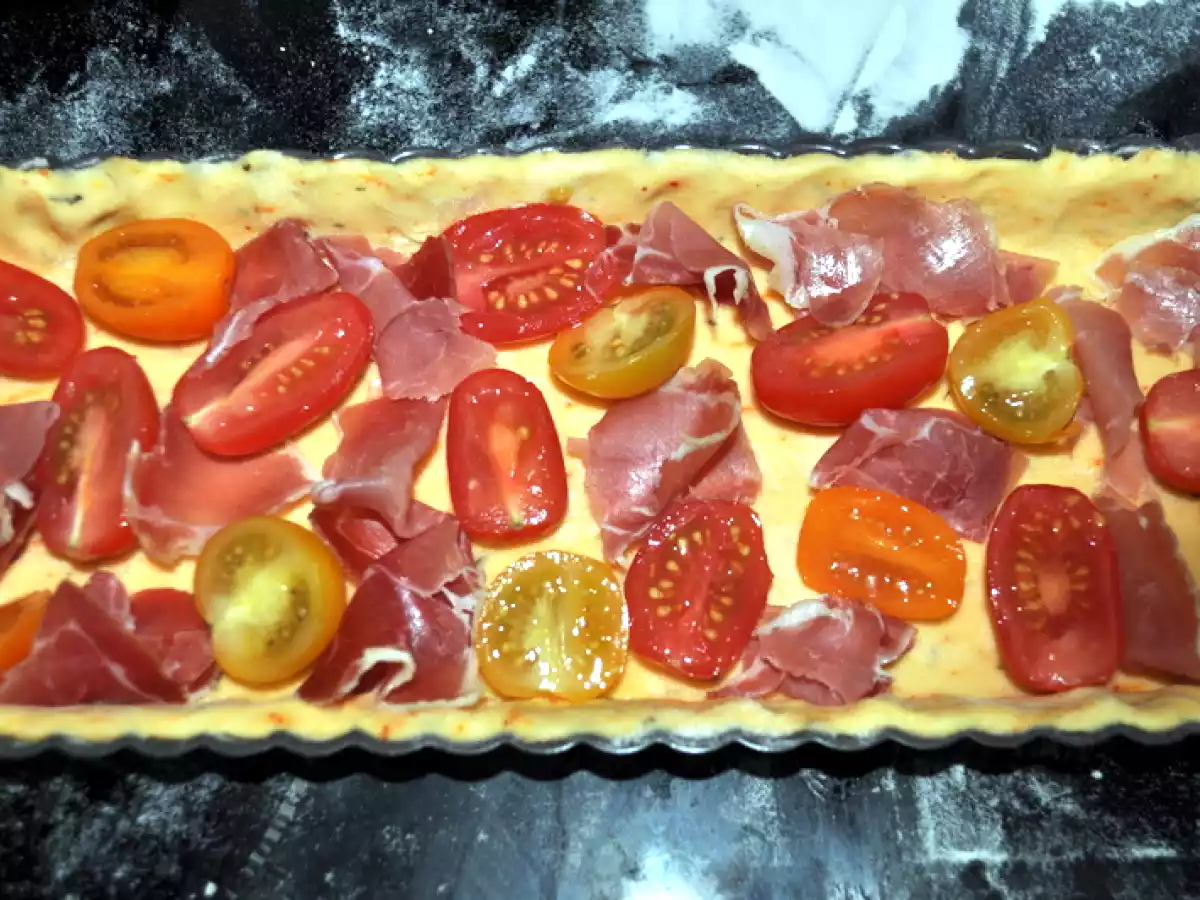 Tarte Serrano, Tomates & Chaussée aux Moines {Pâte brisée Piment d’Espelette & T - photo 3