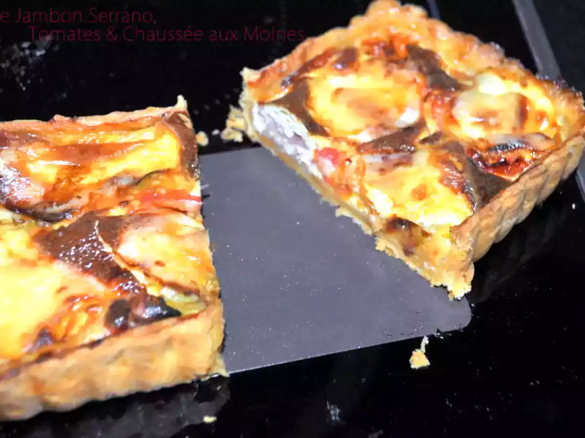 Tarte Serrano, Tomates & Chaussée aux Moines {Pâte brisée Piment d’Espelette & T - photo 5