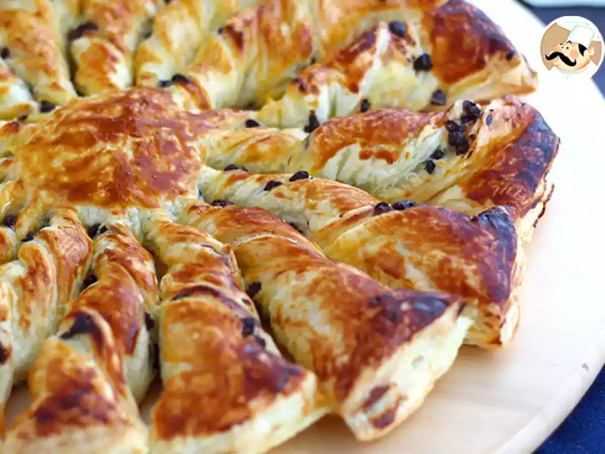 Tarte soleil à la vanille et au chocolat - photo 2