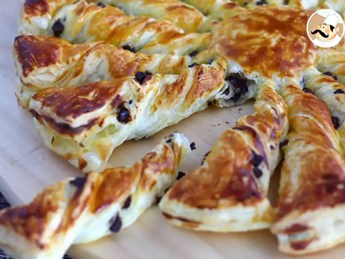 Tarte soleil à la vanille et au chocolat - photo 4