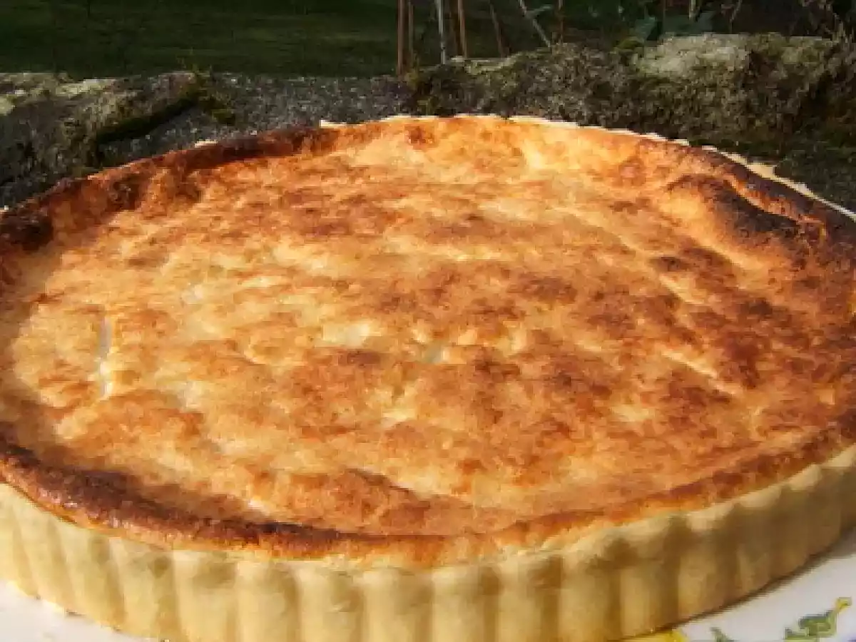 Tarte soufflée au maroilles et ricotta