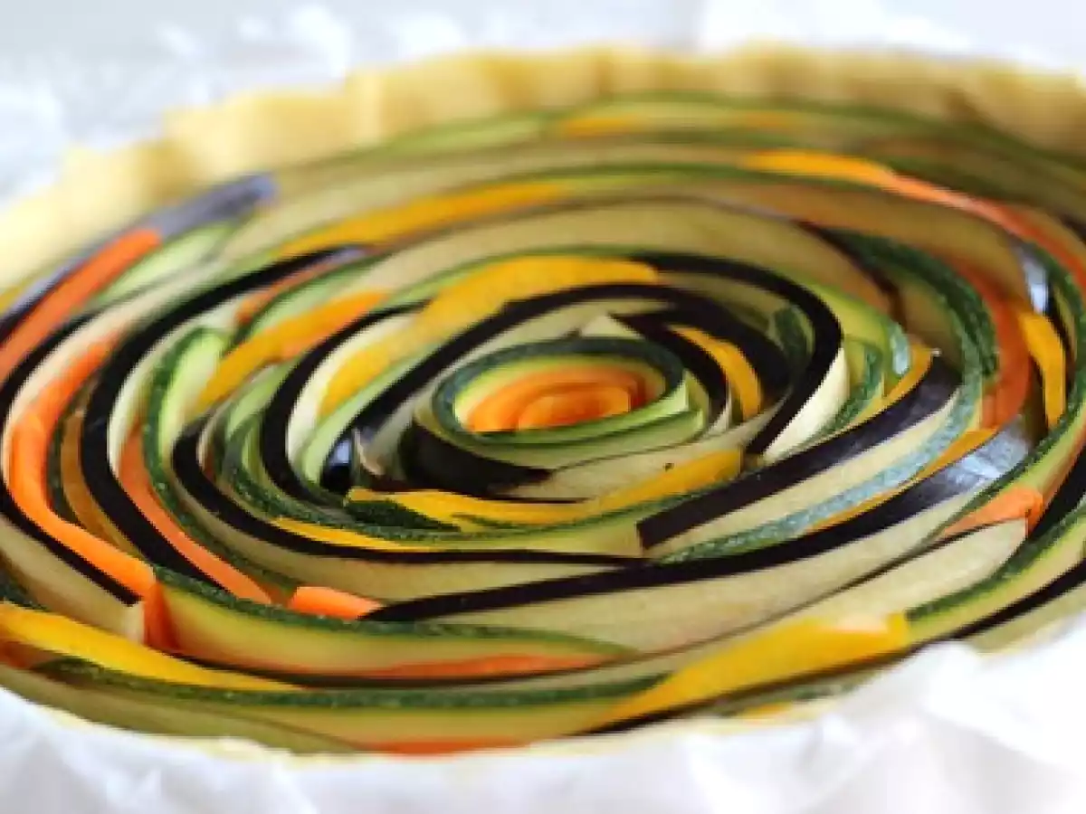 Tarte Spirale aux Légumes