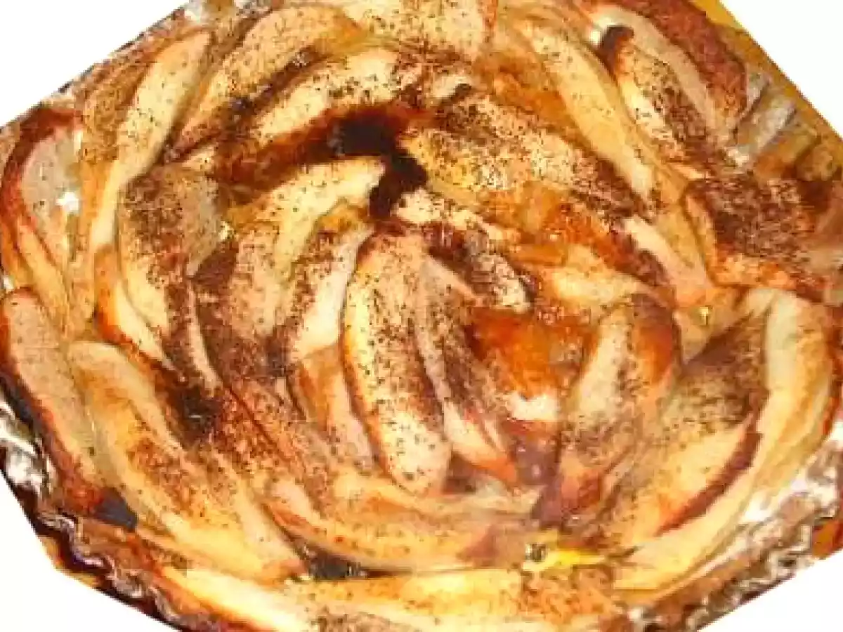 tarte surprise aux poires