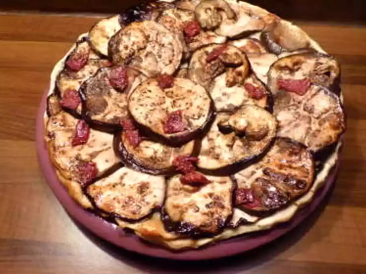 Tarte tatin à l'aubergine