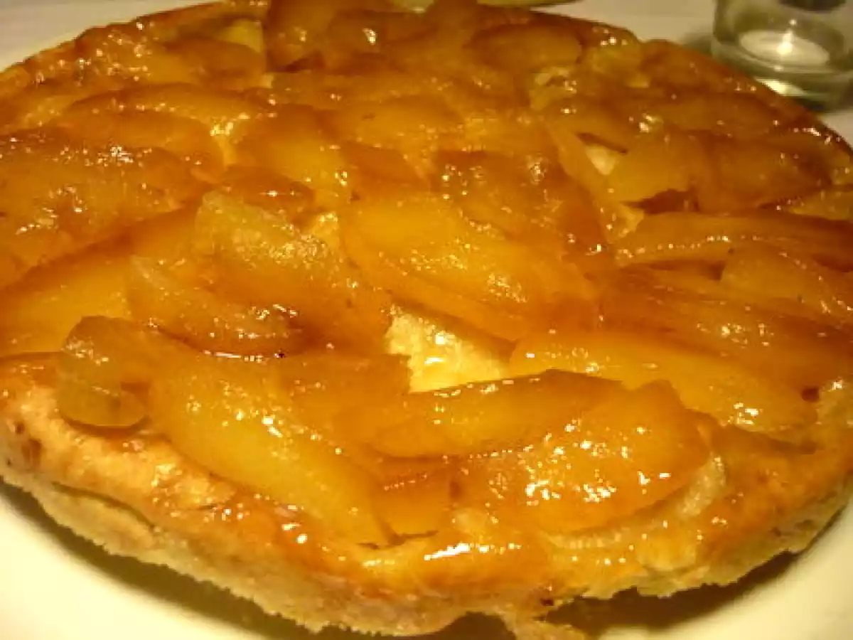 Tarte tatin au beurre salé et chantilly vanille