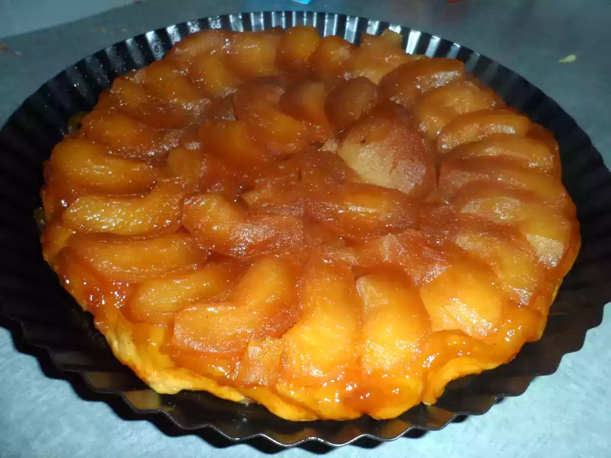 Tarte Tatin au caramel beurre salé maison