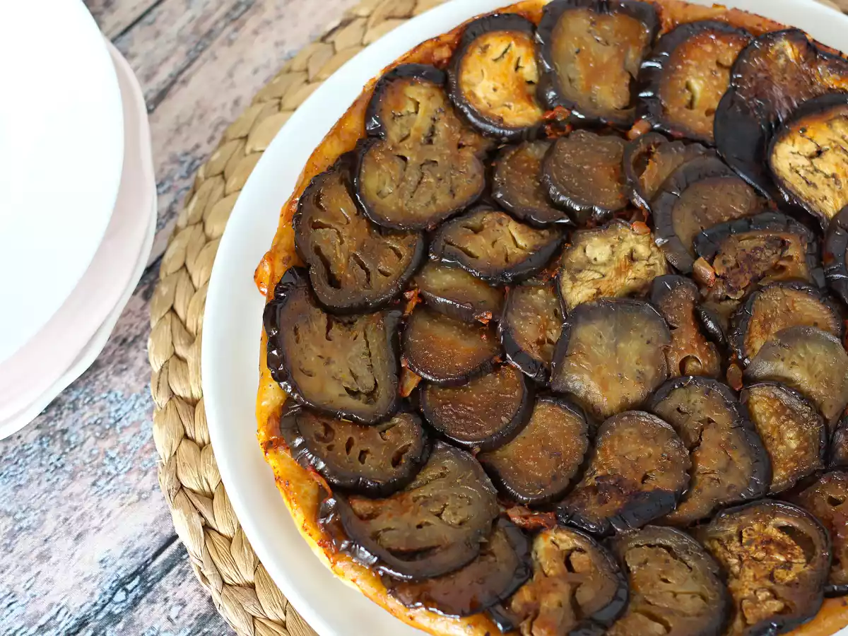 Tarte tatin aux aubergines: la version salée à tomber par terre! - photo 2