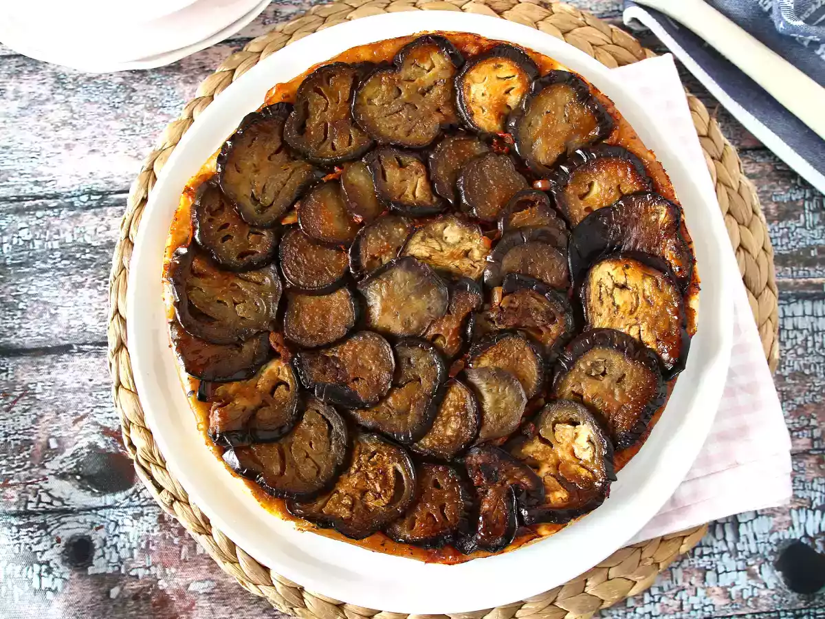 Tarte tatin aux aubergines: la version salée à tomber par terre! - photo 4