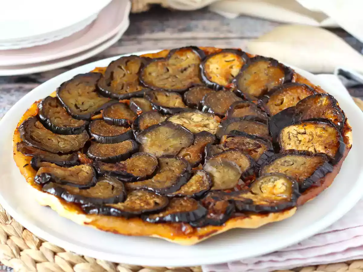 Tarte tatin aux aubergines: la version salée à tomber par terre! - photo 3