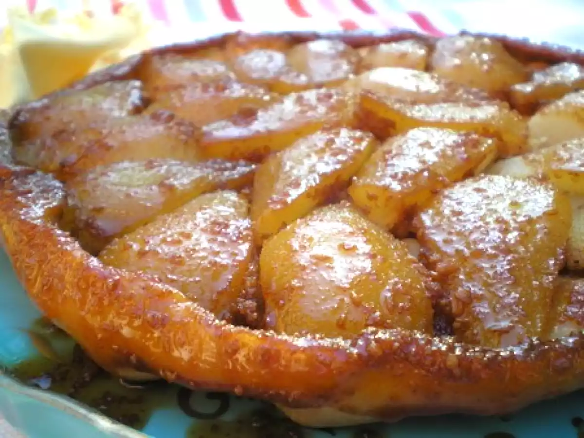 Tarte tatin aux poires william