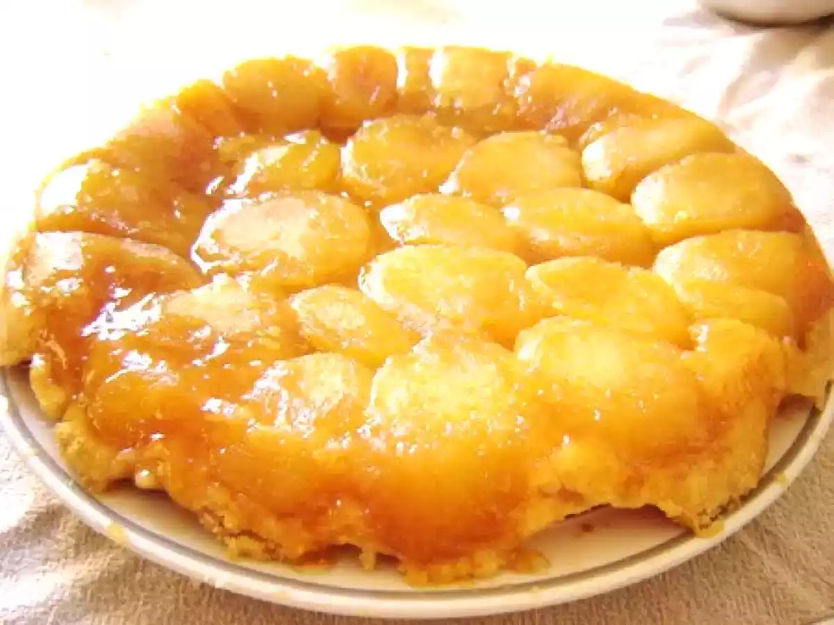 Tarte Tatin aux Pommes Beurre Demi-Sel + Glace Vanille Maison - photo 2