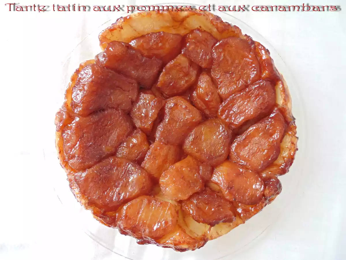 Tarte tatin aux pommes et au carambar