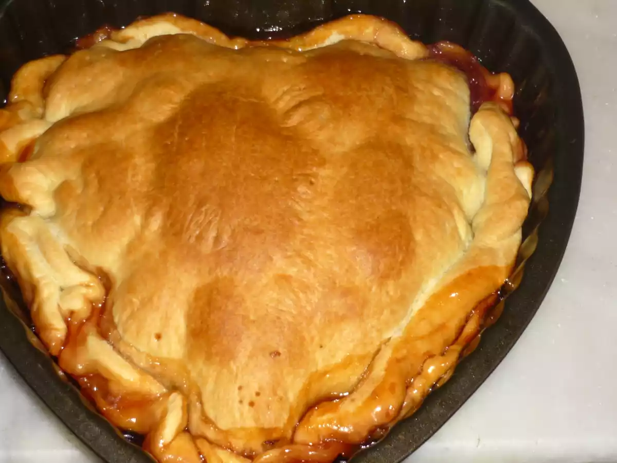 Tarte tatin aux prunes - photo 2