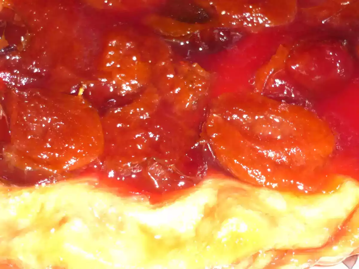 Tarte tatin aux prunes - photo 3