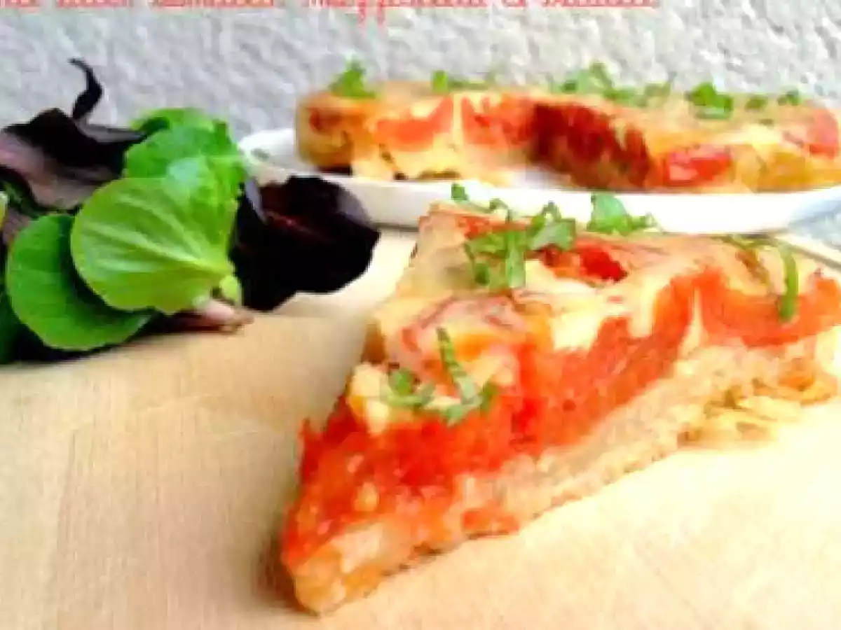 Tarte Tatin Tomates, Mozzarella & Basilic