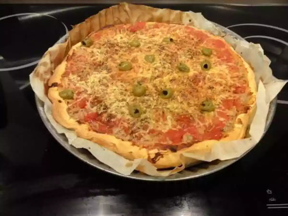 Tarte thon moutarde tomate