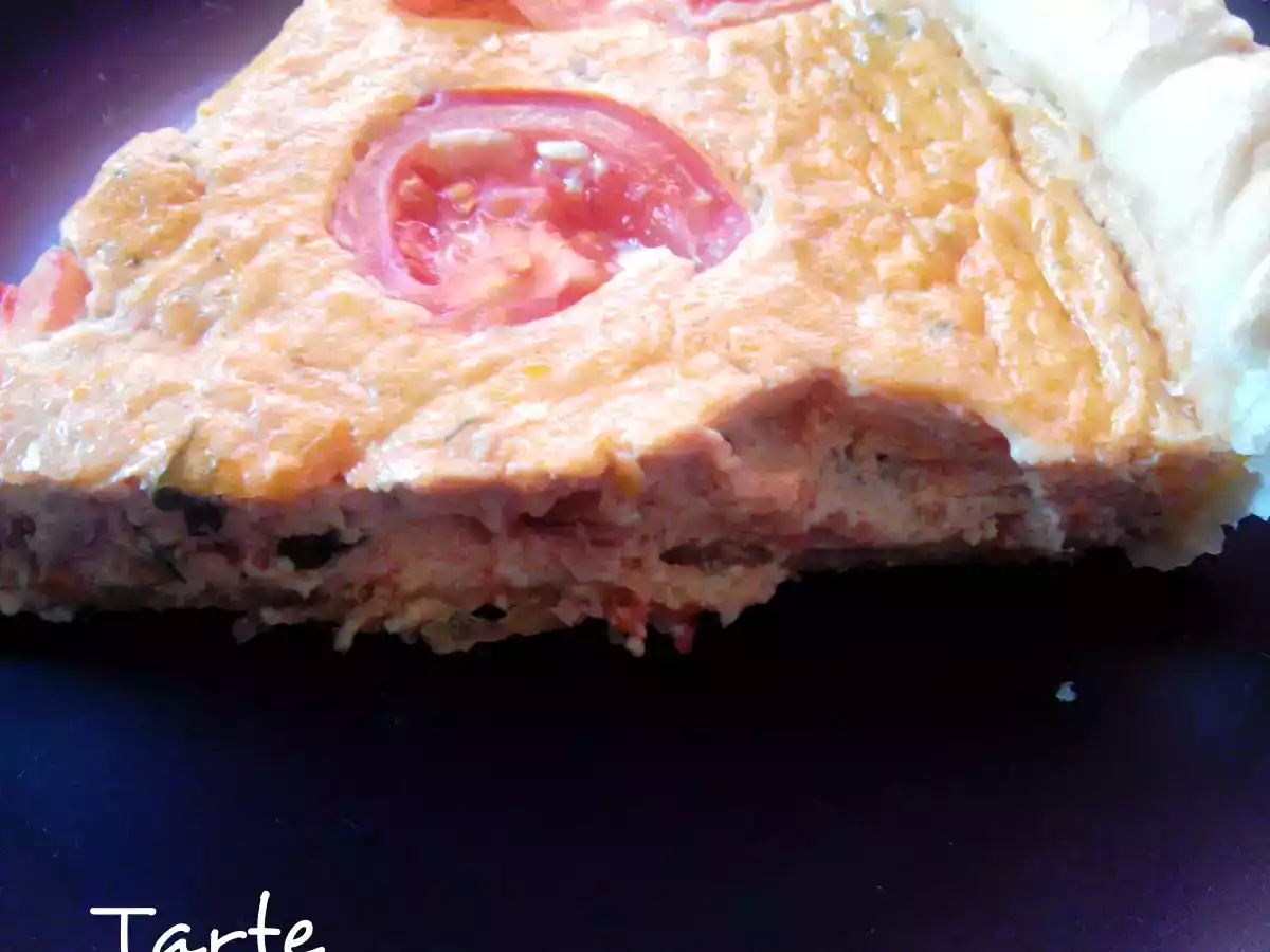 Tarte thon tomate et aioli