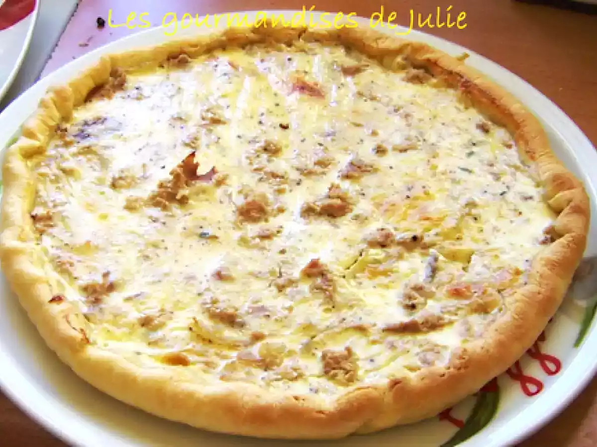 Tarte thon, tomates, oignons - photo 2