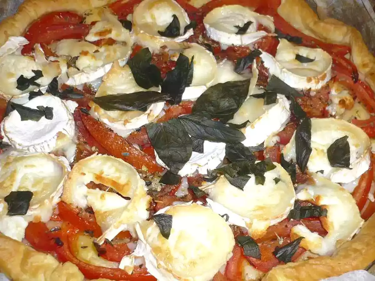 TARTE TOMATE ET CHEVRE