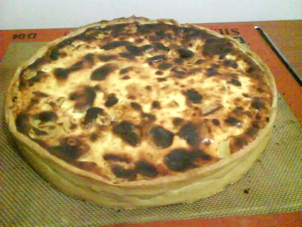 Tarte tomates, pommes de terre, thon ricotta