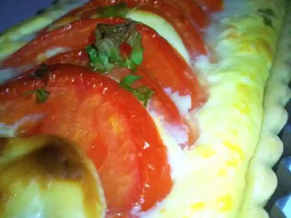 Tarte Tomato-Chêvre et à la moutarde (WW)