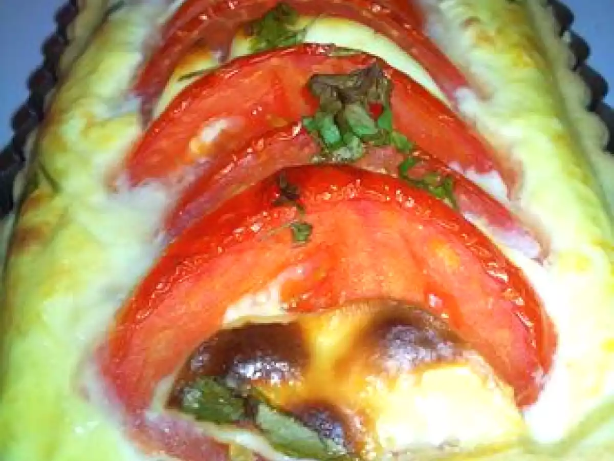 Tarte Tomato-Chêvre et à la moutarde (WW) - photo 2