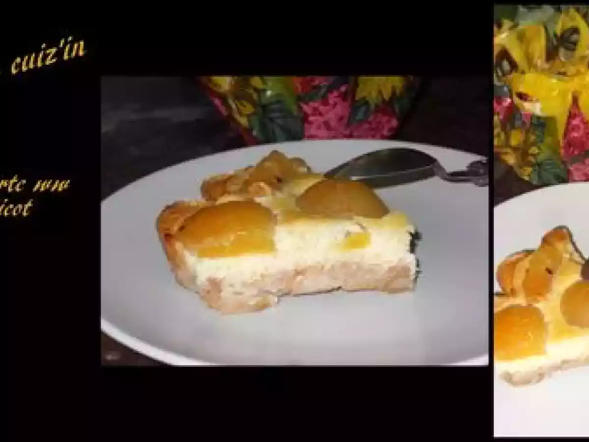 Tarte ww aux abricots