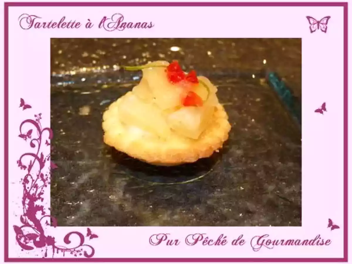 Tartelette à l'ananas