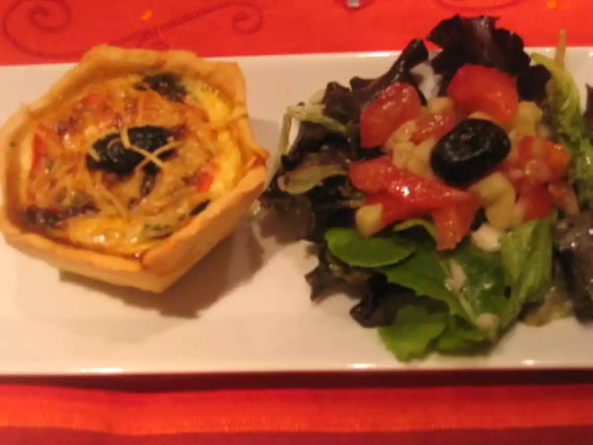 Tartelette aux légumes et pâte brisée kitchenaid