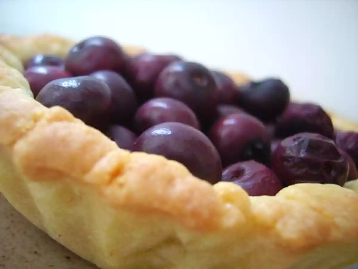 TARTELETTE AUX MYRTILLES ET À LA MOUSSE DE MASCARPONE