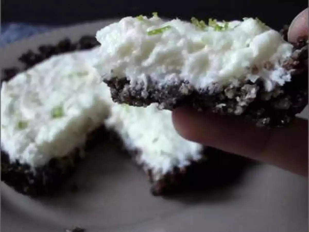 Tartelette de couscous au chocolat et mousse coco au citron vert - photo 2