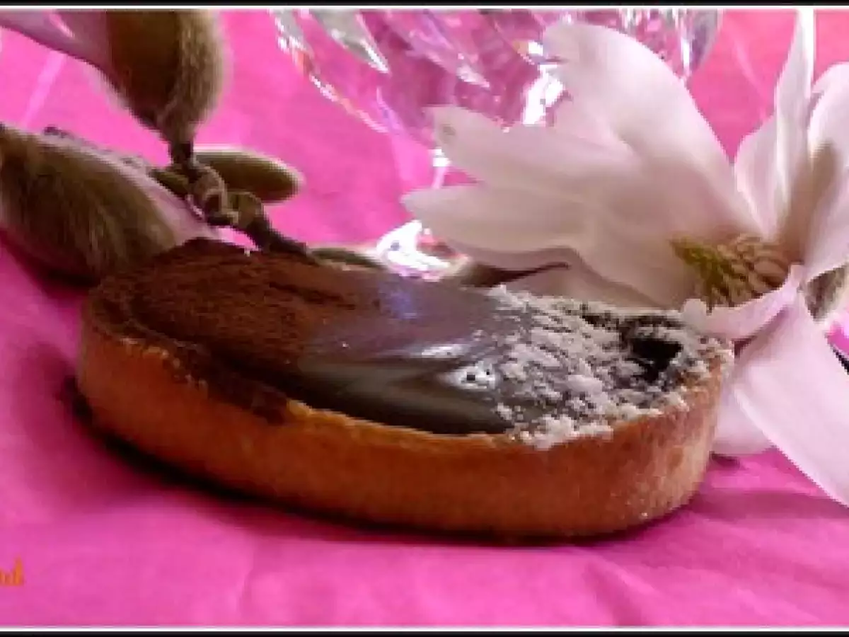 Tartelette ganache noire et abricot - photo 2