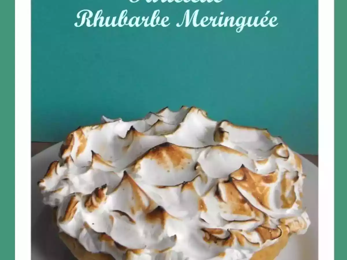 Tartelette rhubarbe meringuée - photo 2
