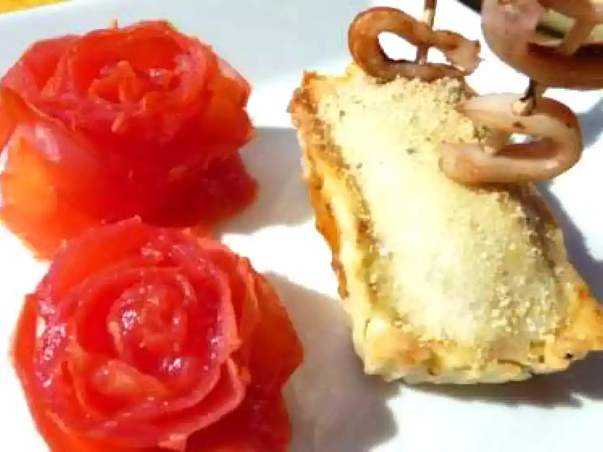 Tartelettes à l'encornet, fondue de tomates - photo 3