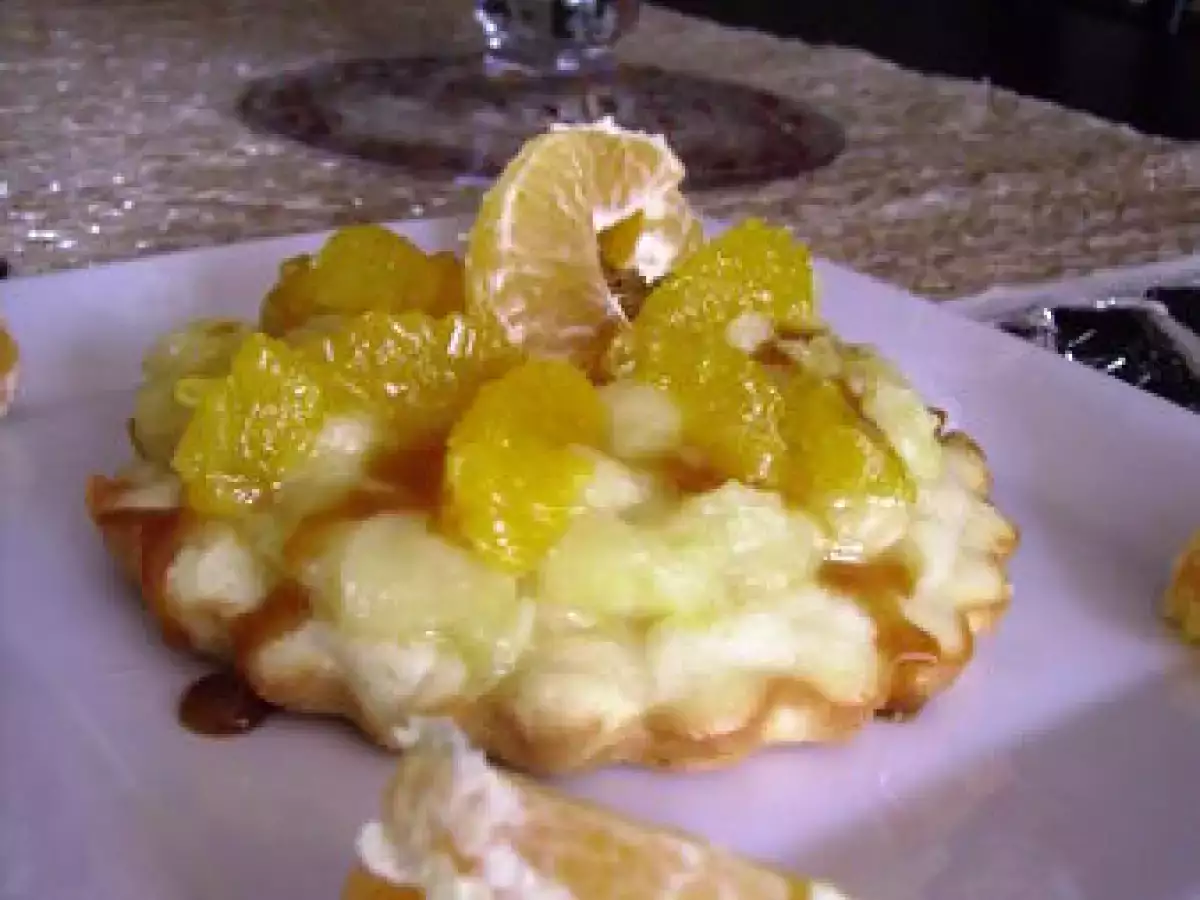 Tartelettes à la banane et aux suprêmes de clémentine confites - photo 3