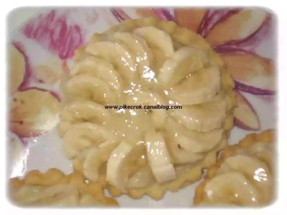 Tartelettes à la confiture de bananes