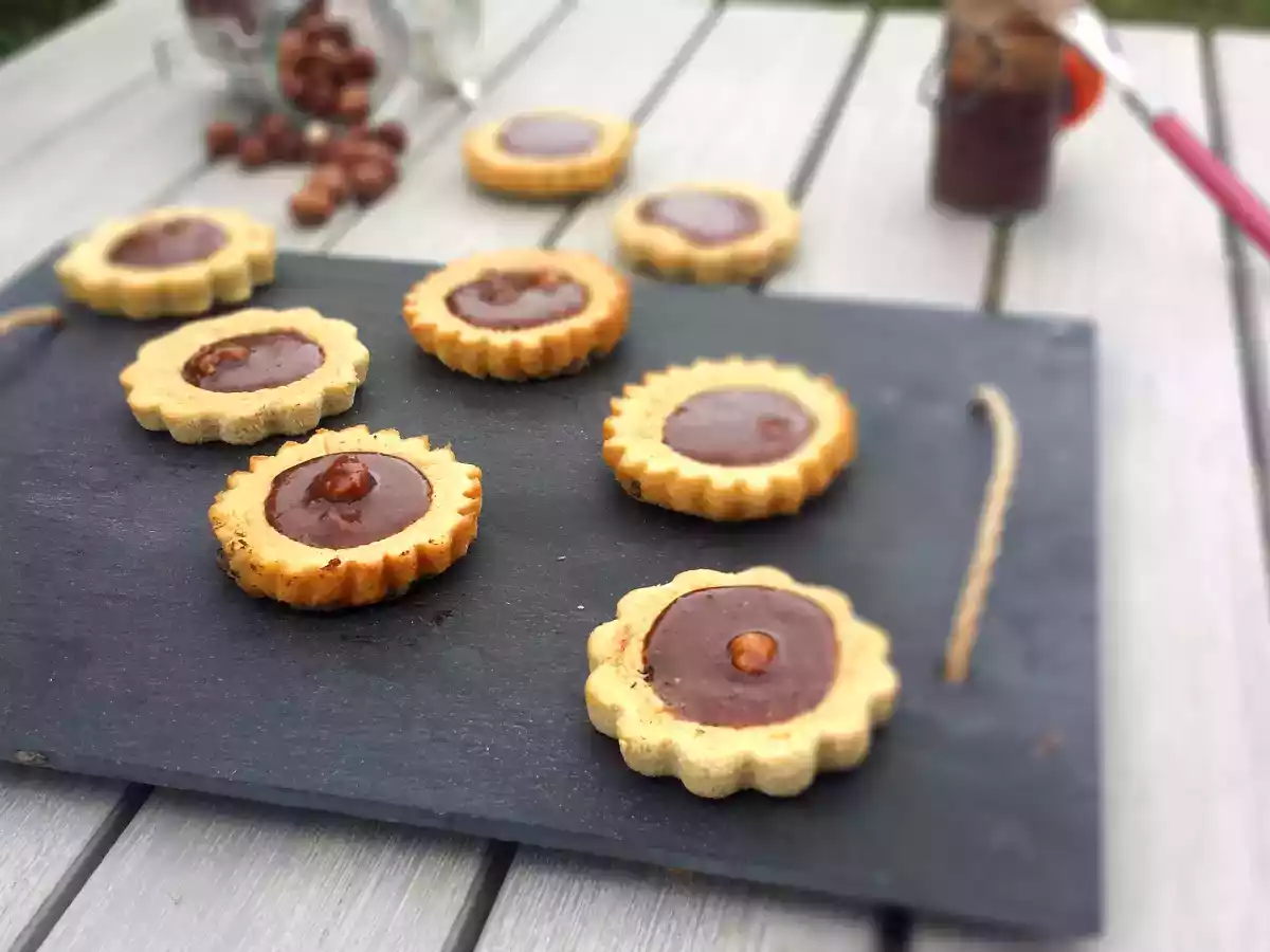 Tartelettes à la pâte à tartiner
