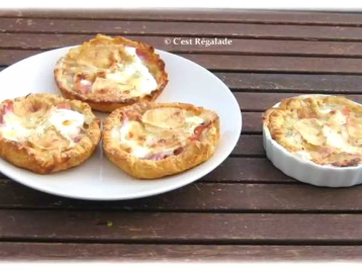 TARTELETTES AU CHEVRE ET BACON - photo 2