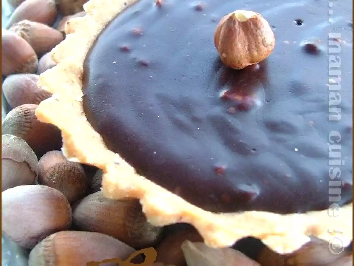 Tartelettes au nutella, pâte à la noisette