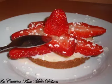 Tartelettes aux fraises, spéculoos & chocolat blanc - photo 3